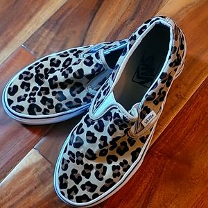 Vans leopard wmns sz 6